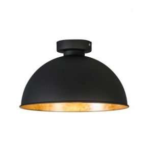 Moderne-ronde-plafonniere-zwart---Magna-Basic