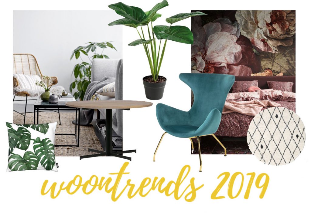 banner voor blogpost over woontrends 2019