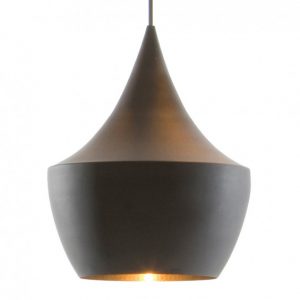 Tom Dixon beat light fat hanglamp zwart