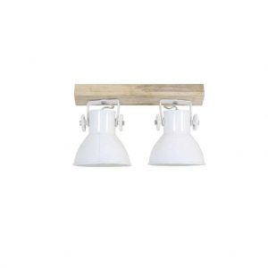 elay wandlamp wit metaal