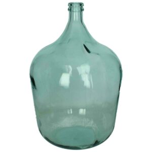 svj-home-decorations-vaas-deco-fles-h56-x-40-cm-glas-blauw