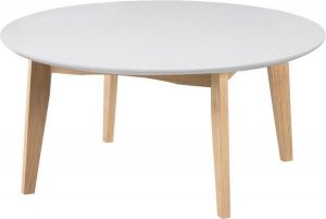 FYN astrid salontafel rond wit eiken