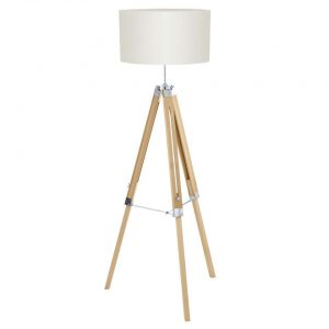 eglo lantada vloerlamp naturel