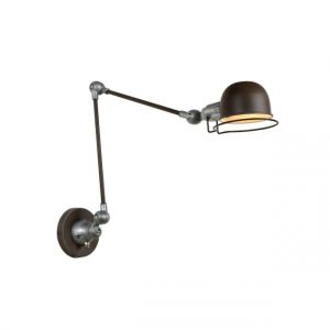 lucide honore wandlamp zwart