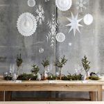 house doctor kersttafel met witte sterren