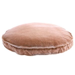 hkliving kussen velvet rond roze
