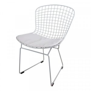 bertoia eetkamerstoel wit