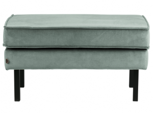 bepurehome hocker rodeo mintgroen velvet