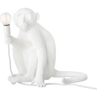 Seletti - Monkey Sit tafellamp LED, wit