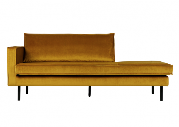 bepurehome daybed velvet okergeel