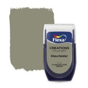 flexa kleurtester camouflage green