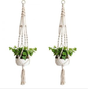 plantenhanger macrame