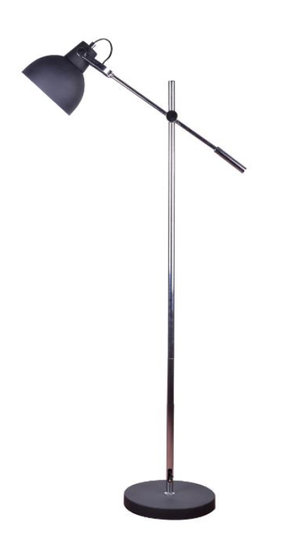 arras single vloerlamp zwart goud