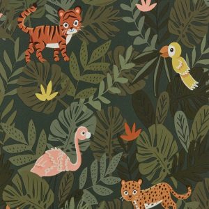 jungle behang max groen