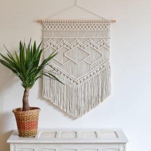 patroon macrame wandhanger