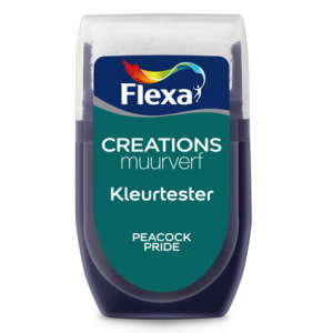 flexa muurtester peacock pride