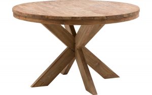 Goossens - Eettafel Ines, onbewerkt teak