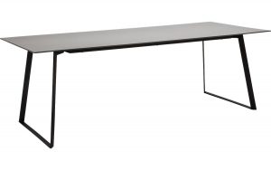 Goossens - Basic Eettafel Vienna, zijdeglans grijs