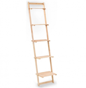 vidaxl wandrek ladder cederhout