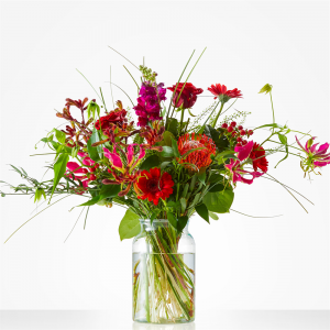 Fleurop - Boeket Rijkelijk rood