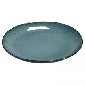 kwantum bord glaze blauw