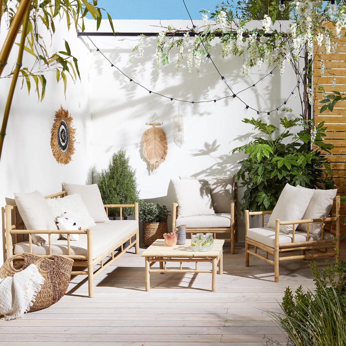 Volharding Arctic winnen De tuintrend 'natural look' met een bamboe loungeset - Shopinstijl.nl -  Shopinstijl.nl