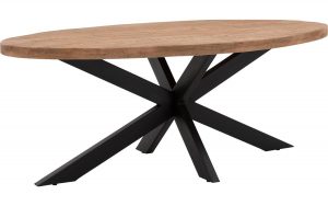 Goossens - Eettafel Zida Ovaal, mangohout