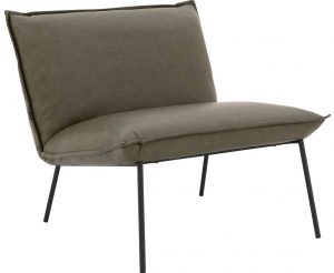 goossesn fauteuil gido groen kunstleer