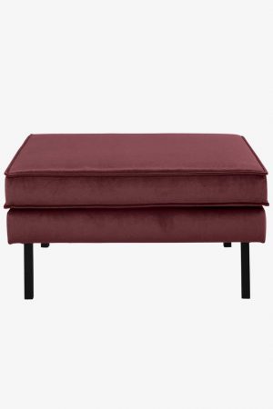 Sissy-Boy Amsterdam velvet hocker rood