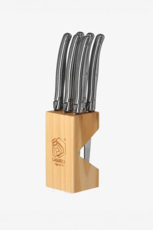 Laguiole Laguiole steakmessen premium line RVS set van 6
