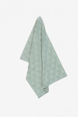 Sissy-Boy Groene keukenhanddoek met vogel reliëf