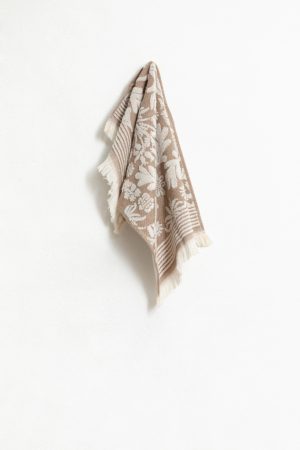 Sissy-Boy Gastendoek beige met bloemprint
