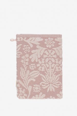 Sissy-Boy Washand roze met bloemenprint