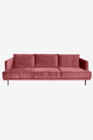 Sissy-Boy The Duchess velvet 3,5-zits bank roze