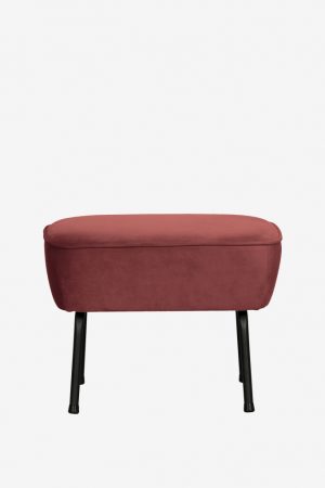 BePureHome BePureHome Vogue hocker fluweel bruin