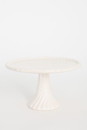 Sissy-Boy Witte keramieken cake plateau
