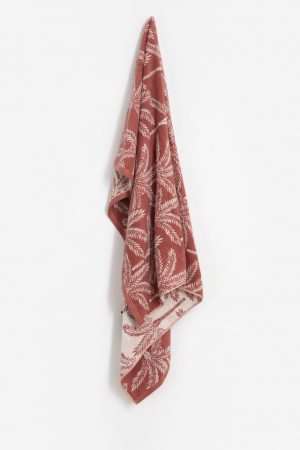 Sissy-Boy Roze handdoek met all over palmprint