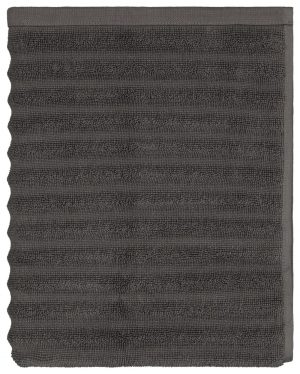 HEMA Badmat 50x85 Streep Donkergrijs