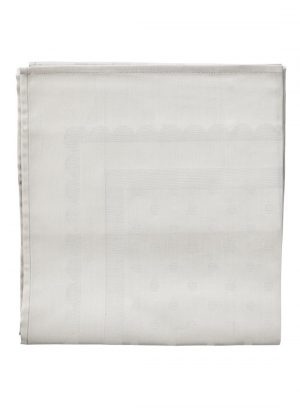 HEMA Tafelkleed - 140 X 250 - Katoen - Lichtgrijs Stip (lichtgrijs)