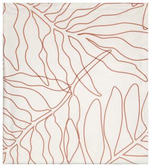 HEMA Tafelkleed 140x240 Katoen Chambray Beige/wit