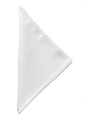HEMA Servet - 48 X 48 - Katoen - Wit Stip (wit)