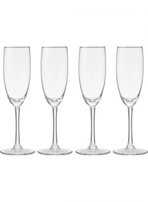 HEMA 4-pak Champagneglazen 190ml