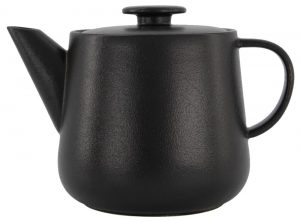 HEMA Theepot - 1.7L - Chicago - New Bone - Mat Zwart (Black)