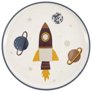 HEMA Bord Ø19.3cm Space Blauw