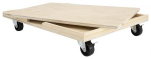 HEMA Houten Dolly Voor Klapkratjes Letterbord 42x32
