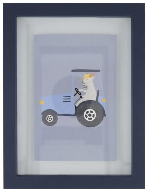 HEMA Fotolijst 22x17 Tractor Blauw