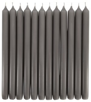 HEMA Lange Huishoudkaarsen Ø2.2x29 - 12 Stuks Taupe (taupe)