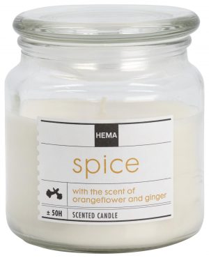 HEMA Geurkaars In Glazen Pot Ø10x11 Spice
