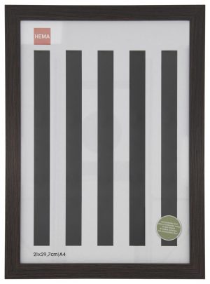 HEMA Fotolijst Hout 21x29.7/A4 Donkerbruin
