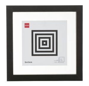 HEMA Fotolijst Hout 15x15 Magnetisch Zwart